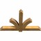 Ekena Millwork Redmond Rough Sawn Timber Gable Bracket, Western Red Cedar, 48"W x 30"H x 4"D x 4"F, 15/12 Pitch GBW048X30X0404RED00RWR - alternate 3